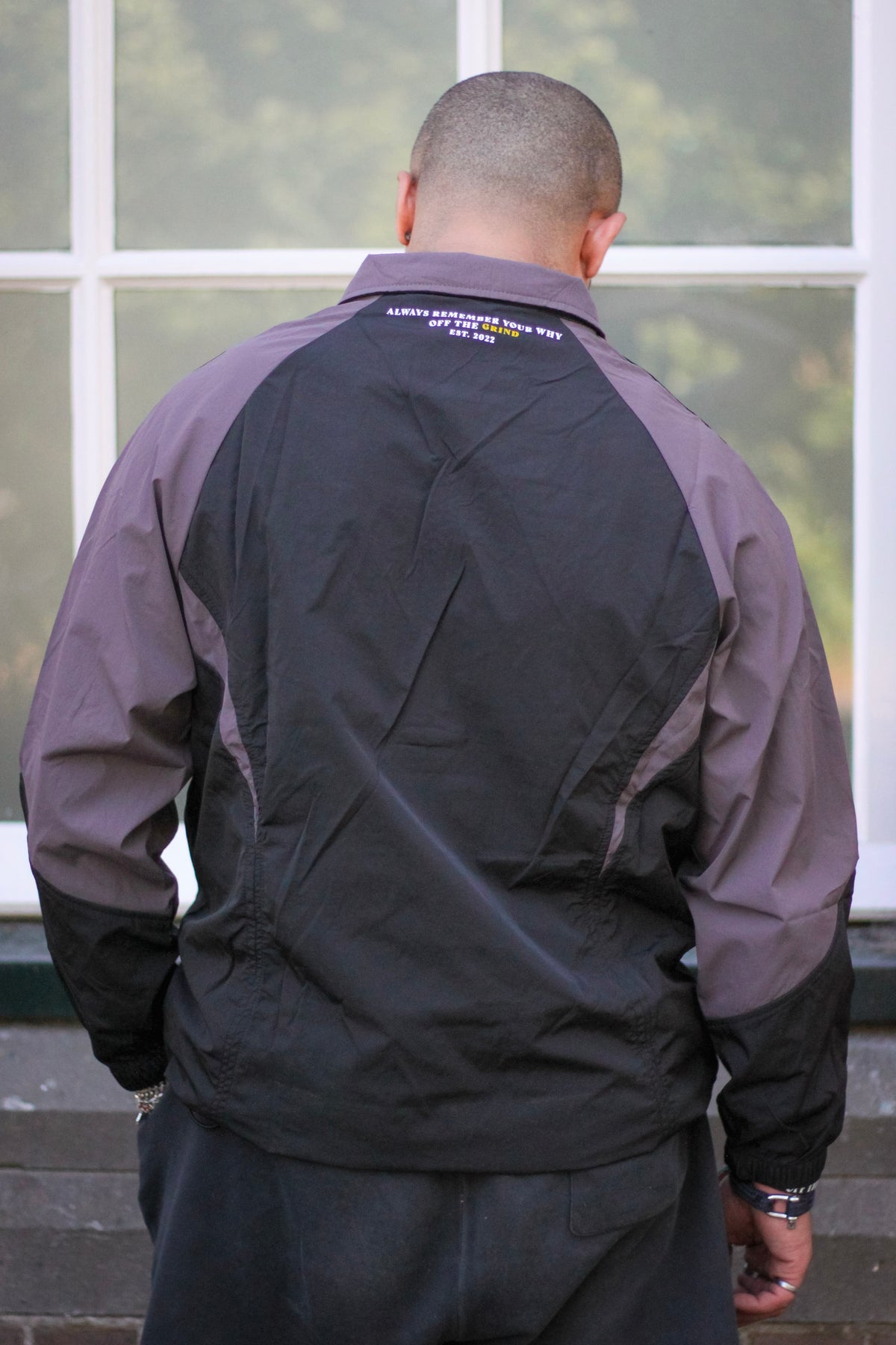 OFF THE GRIND Track Jacket — Black