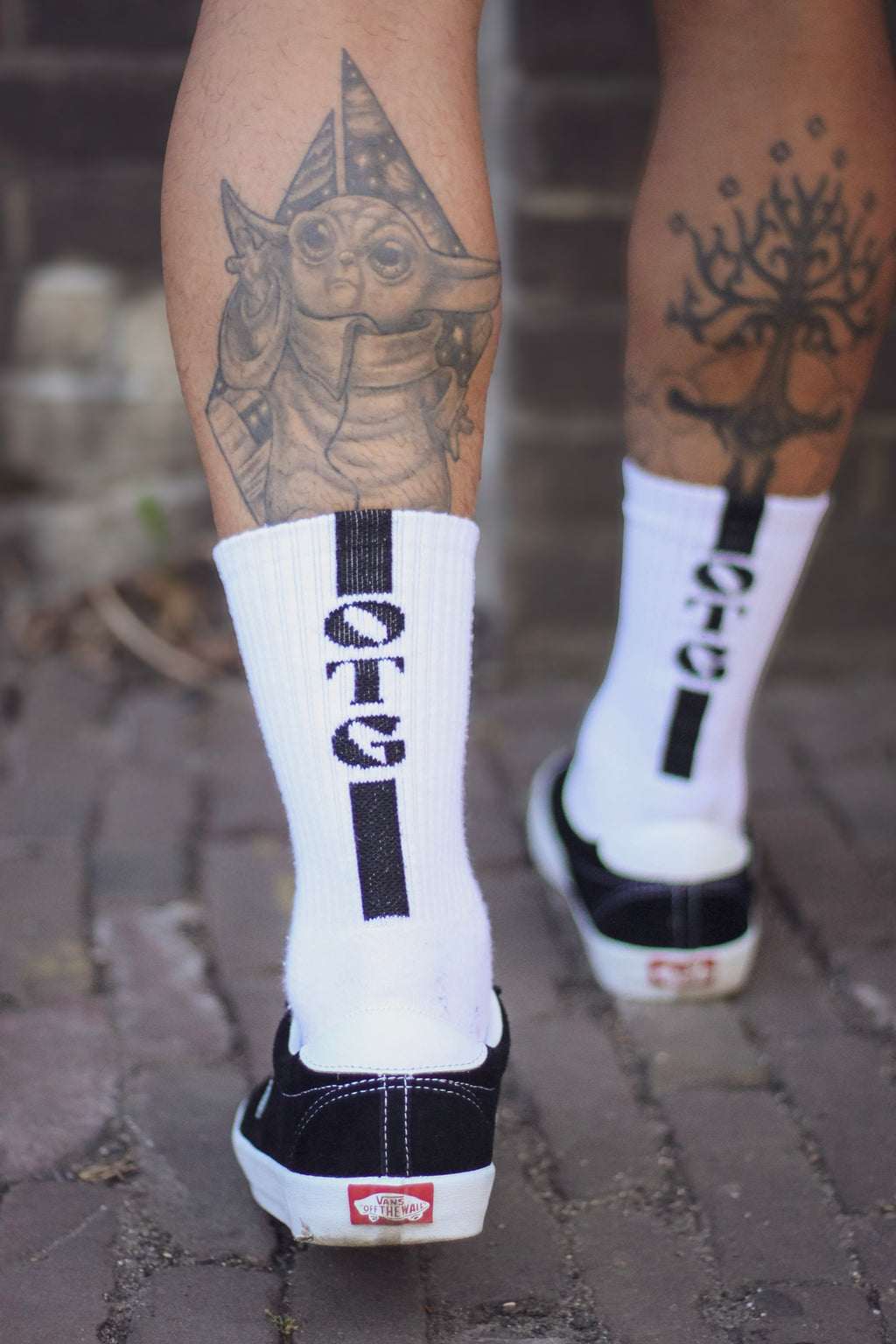 Off The Grind Performance Socks White